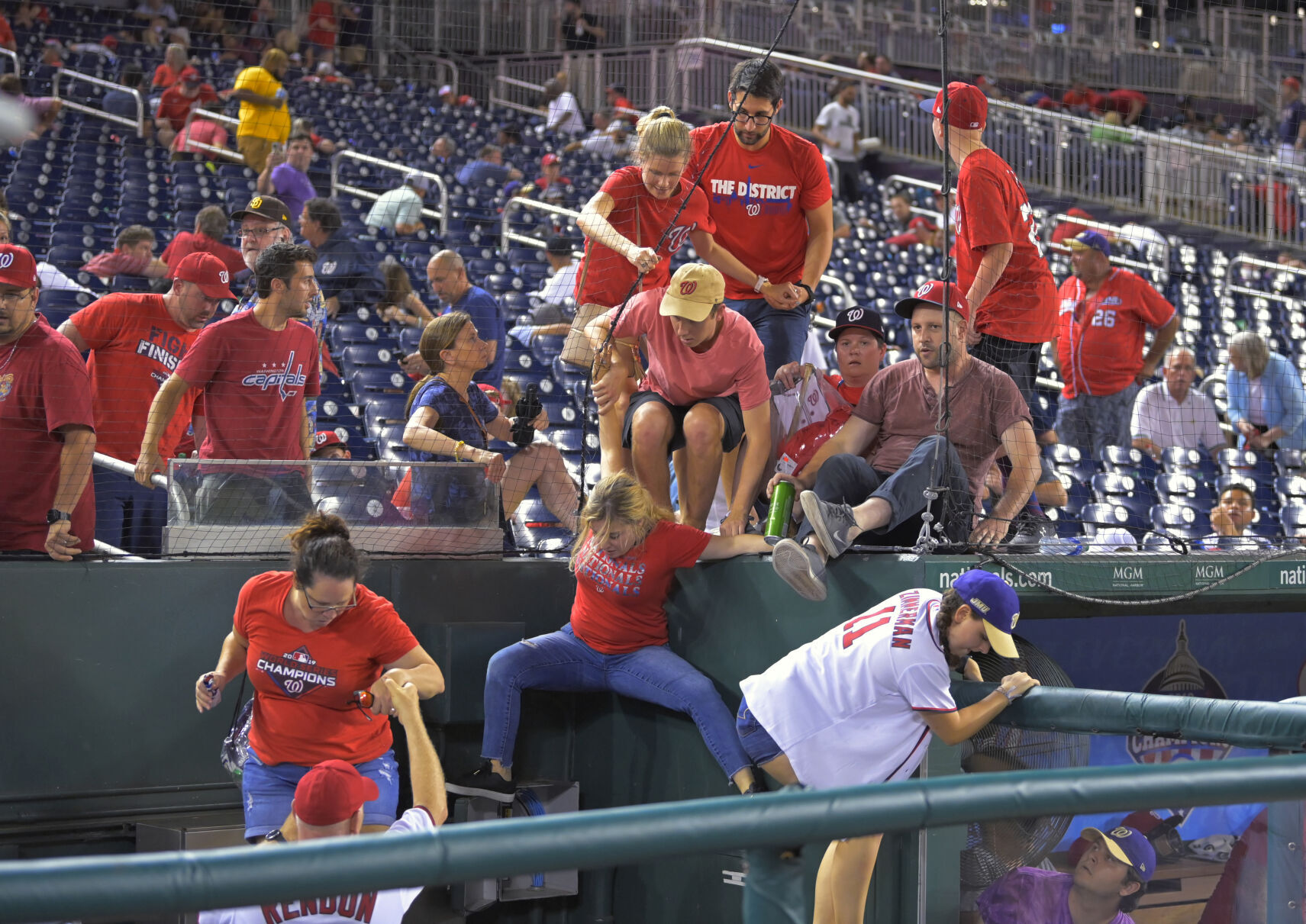 Padres Nationals Baseball